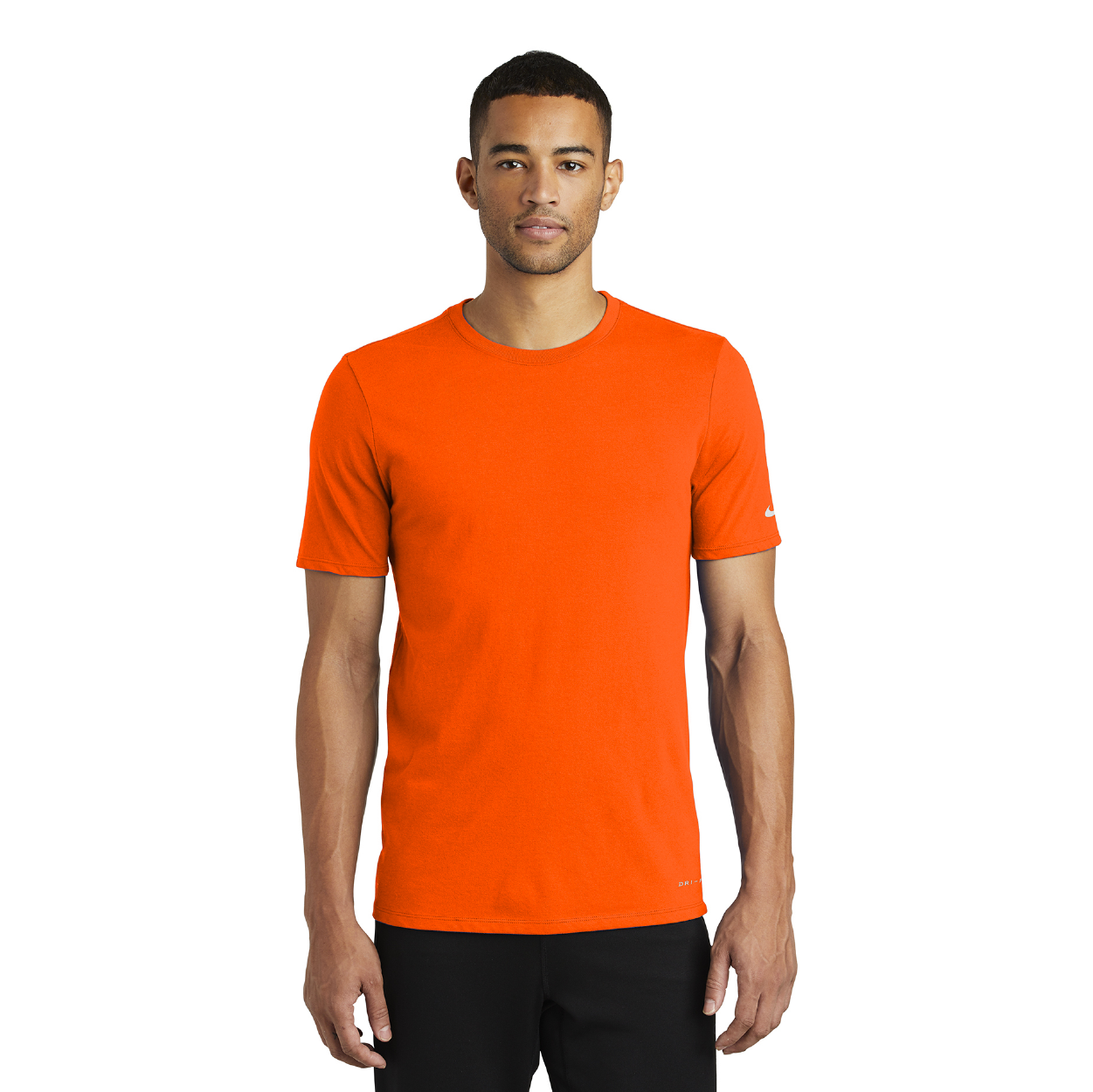 Nike Dri-FIT Cotton/Poly Tee Decorated - Rush Blue