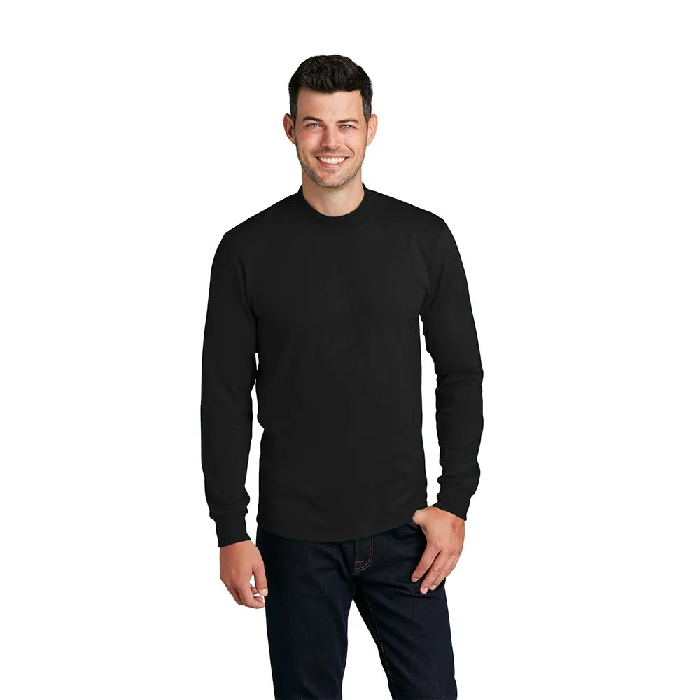 Port & Company Essential Mock Turtleneck Decorated - Kelly Green