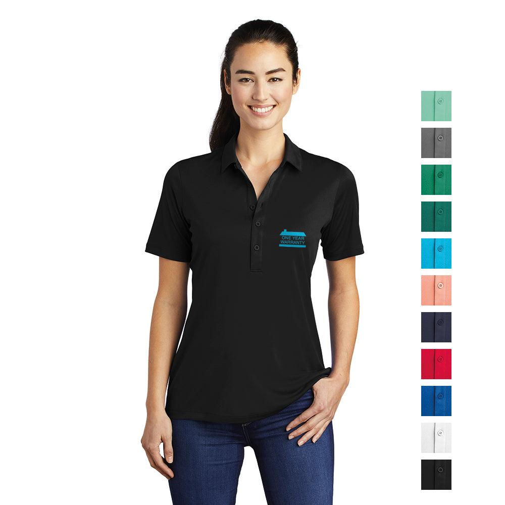Sport-Tek Women's Posi-UV Pro Embroidered Polo