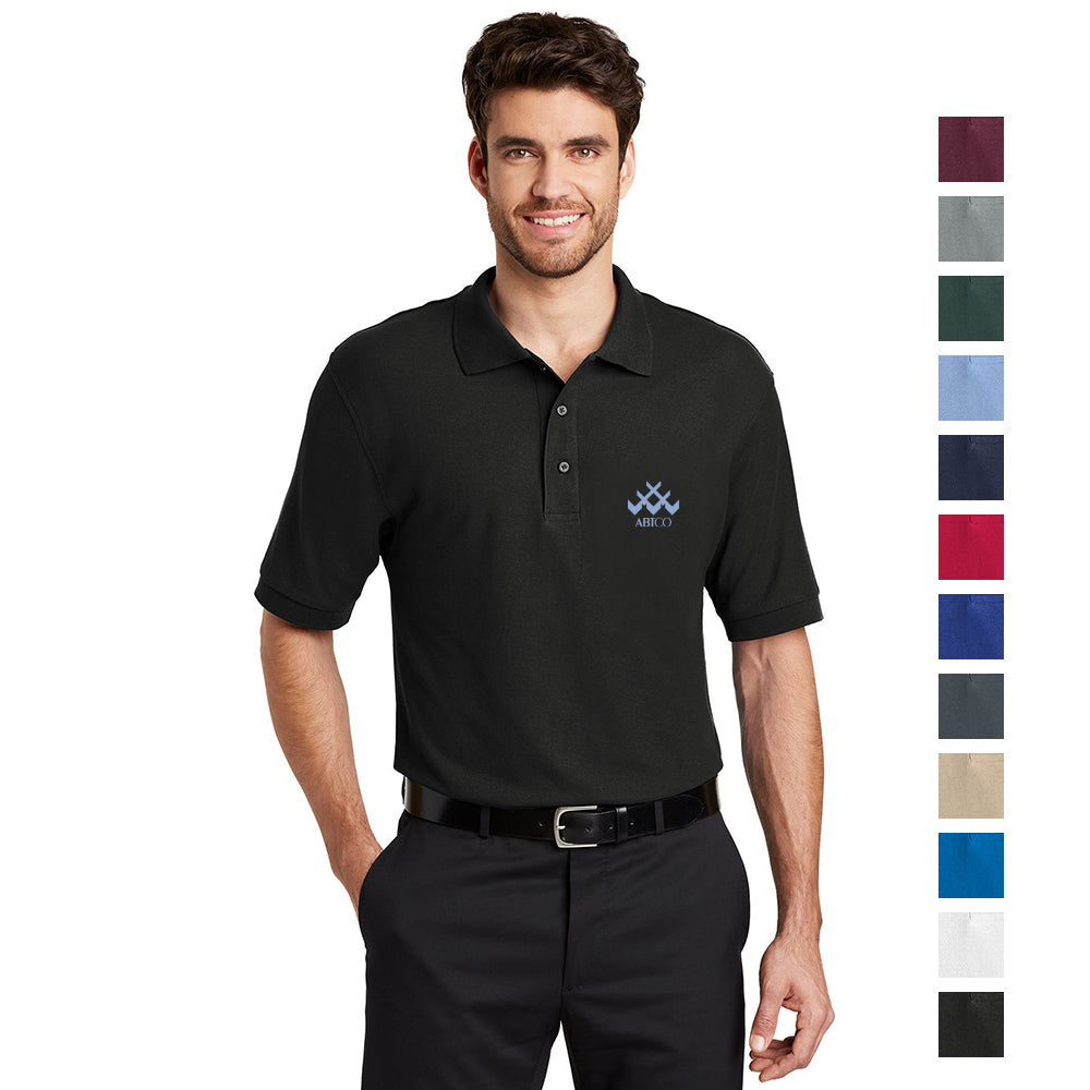 Port Authority Tall Silk Touch Embroidered Polo