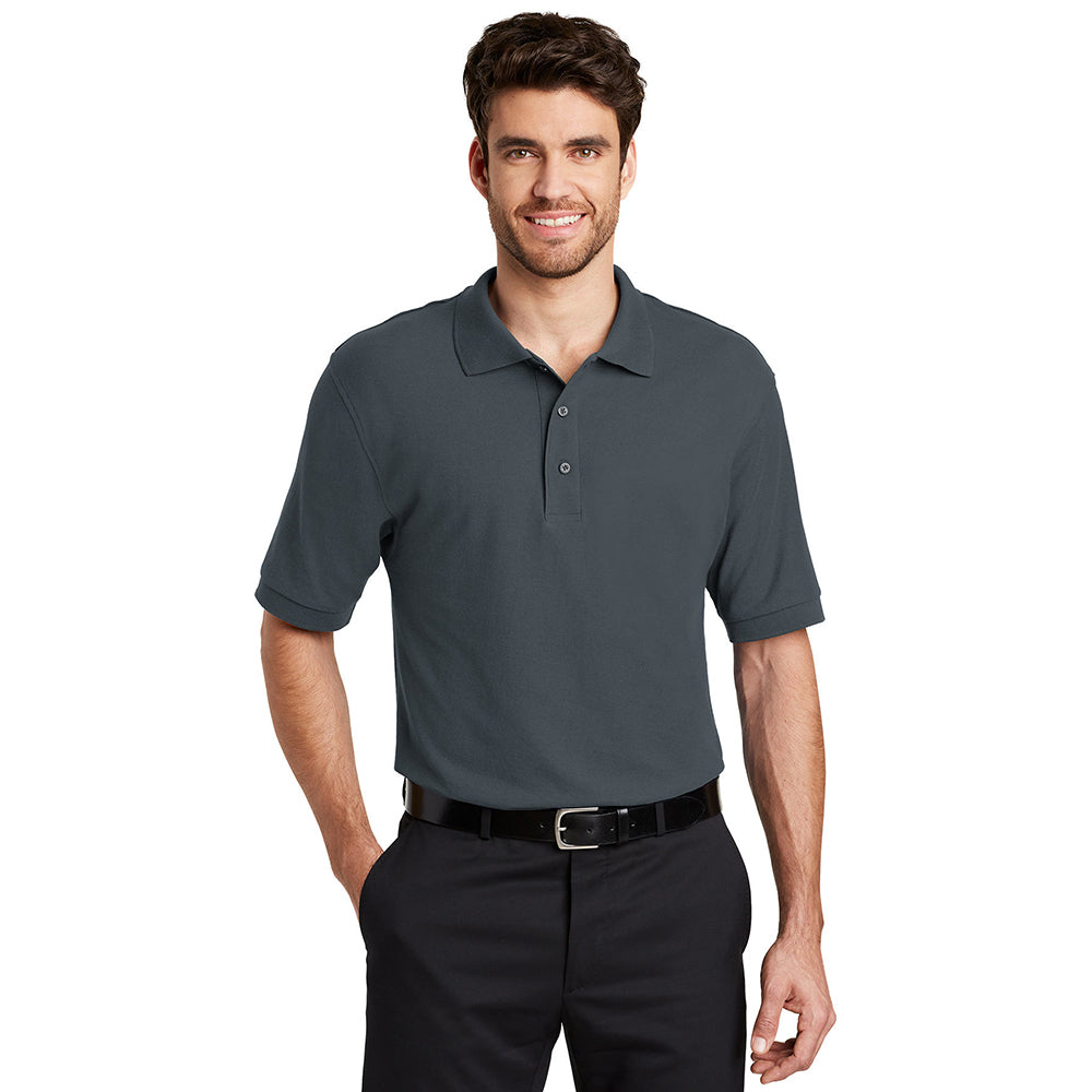 Port Authority Tall Silk Touch Embroidered Polo