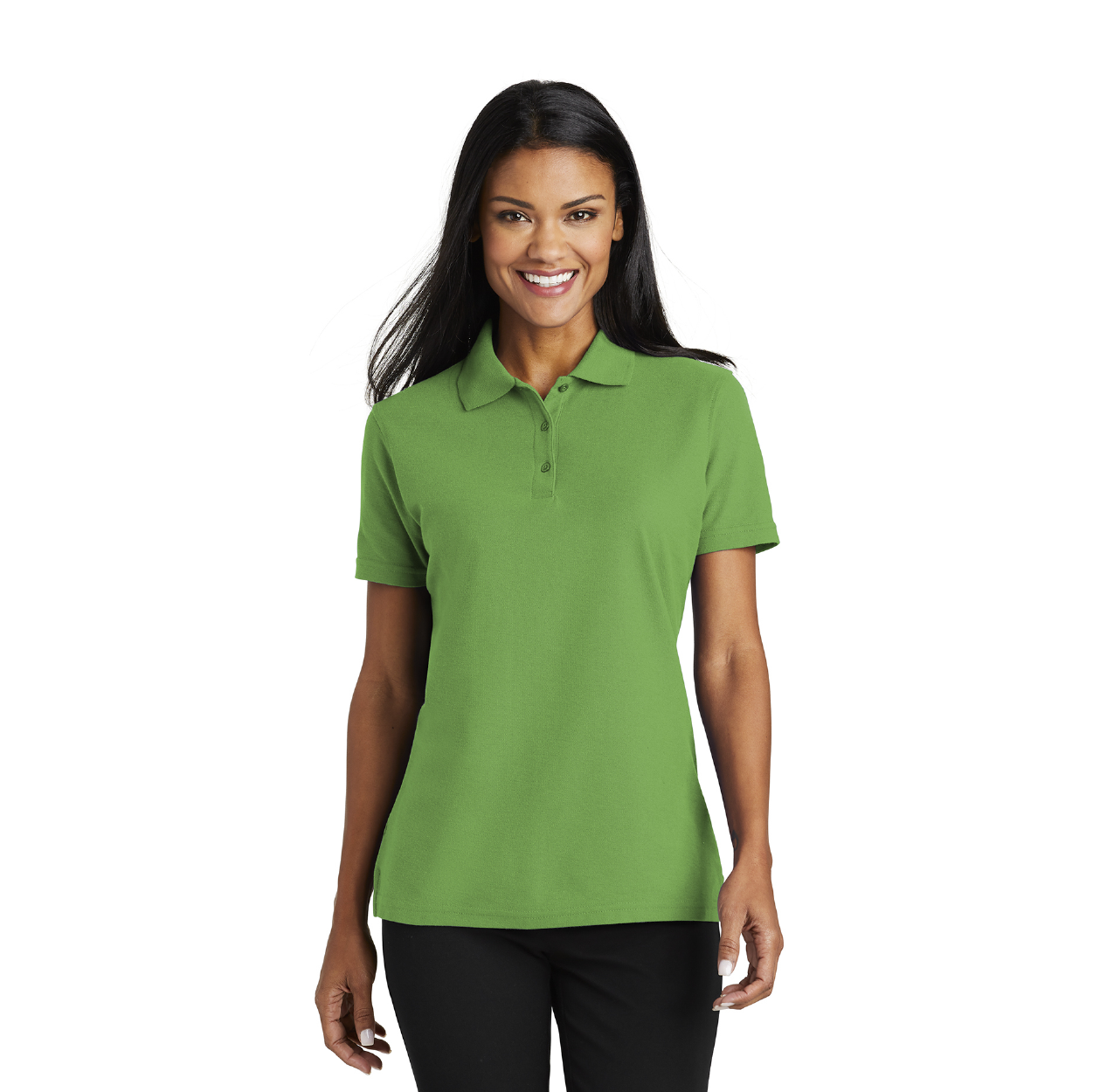 Port Authority Women's Stain-Release Embroidered Polo - White
