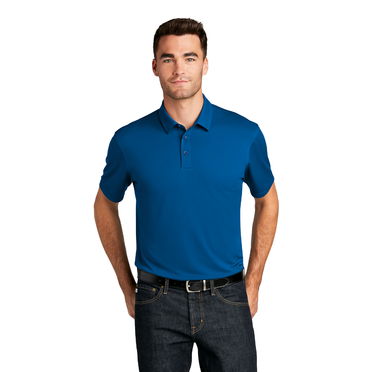 Port Authority UV Choice Pique Embroidered Polo - True Navy Blue