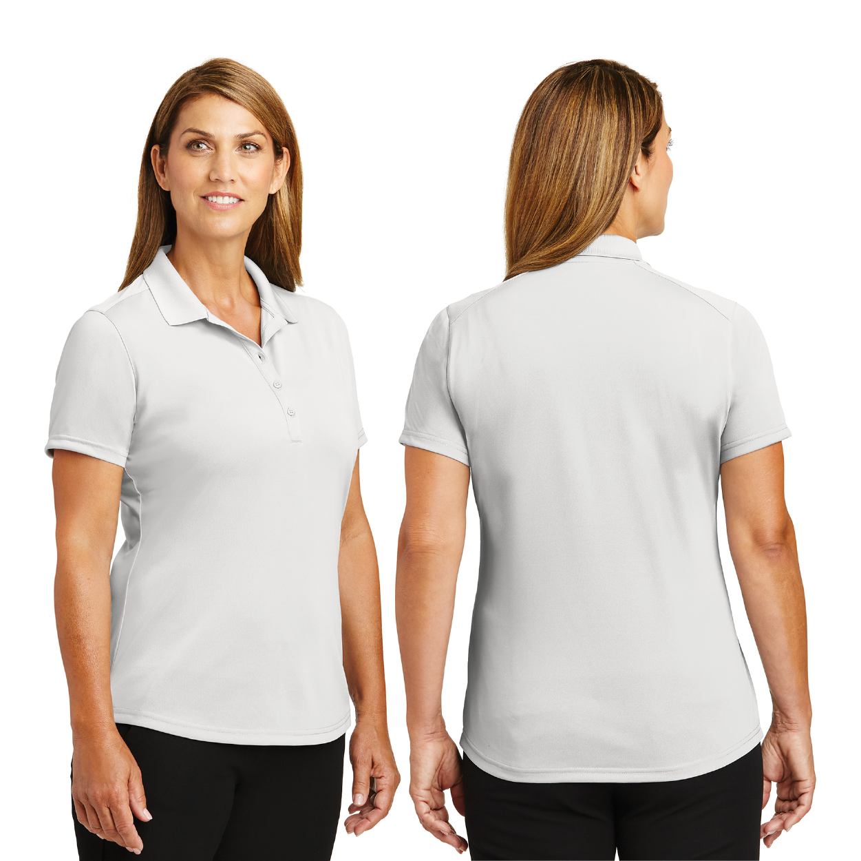 CornerStone Women's Select Lightweight Snag-Proof Embroidered Polo - Charcoal Grey