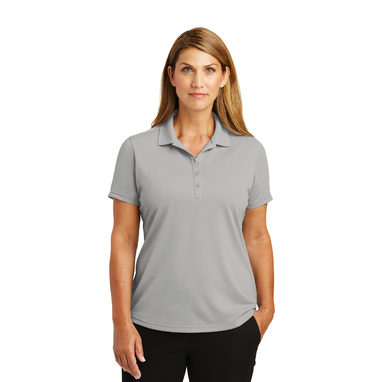 CornerStone Women's Select Lightweight Snag-Proof Embroidered Polo - Dark Green