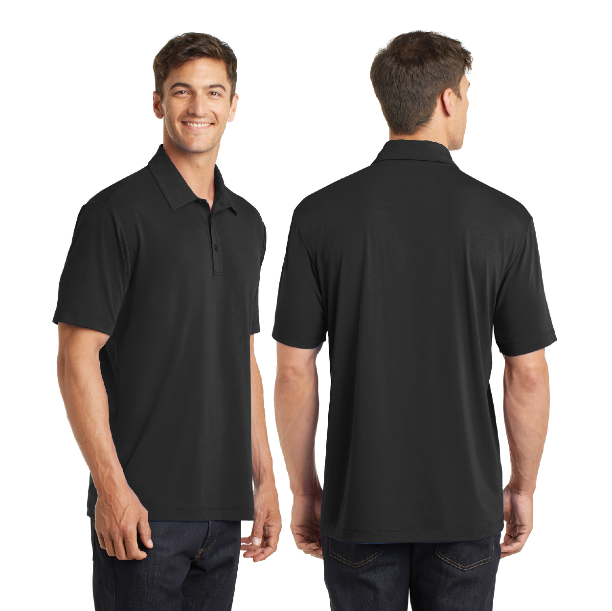 Port Authority Cotton Touch Performance Embroidered Polo - Chili Red
