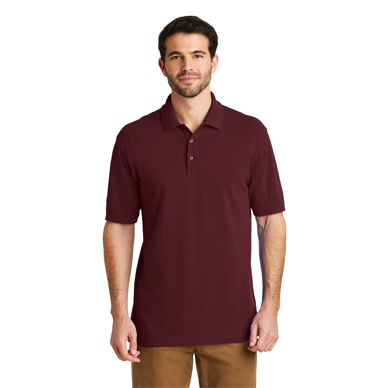 Port Authority EZCotton Embroidered Polo - True Royal Blue