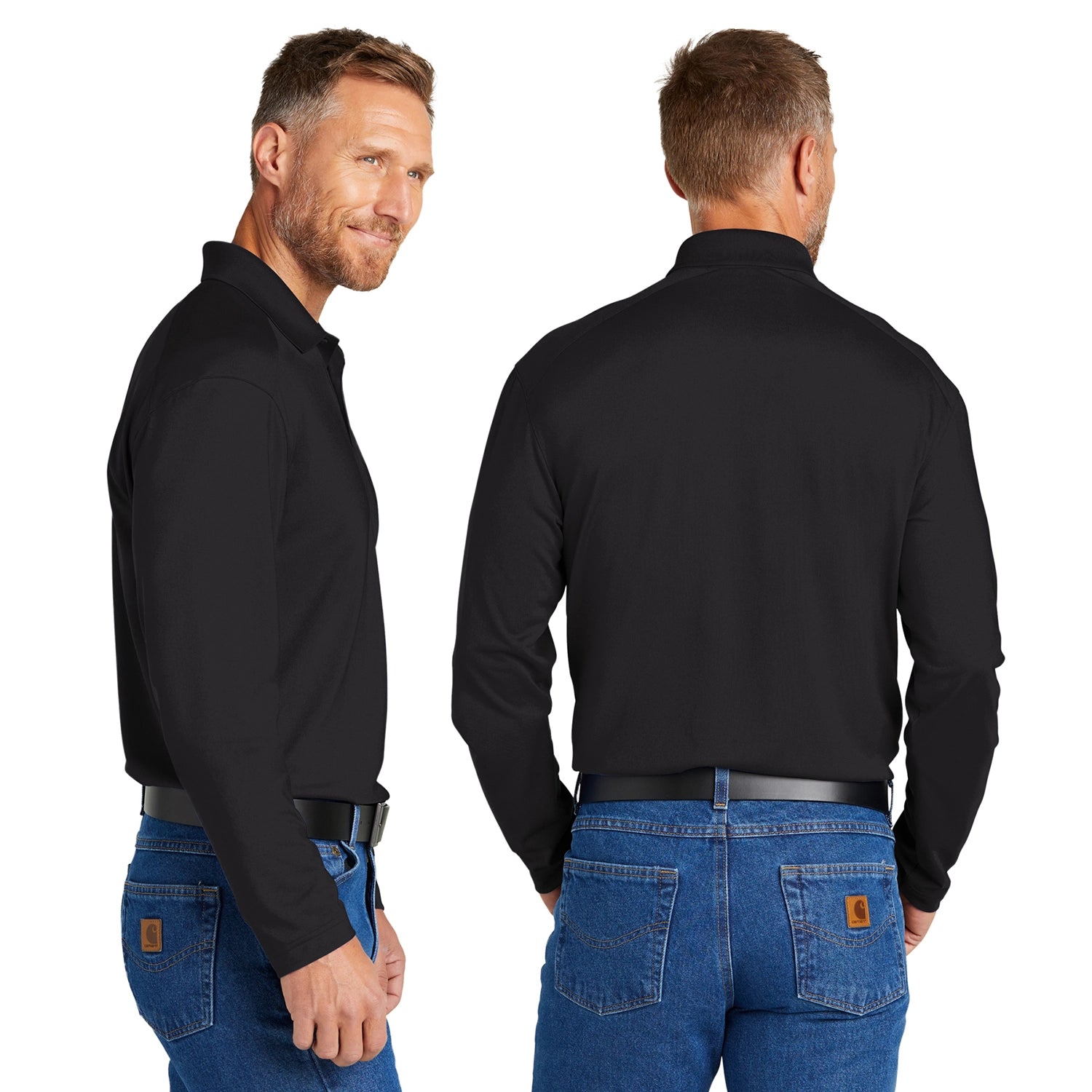 CornerStone Select Lightweight SnagProof Embroidered Long Sleeve Polo