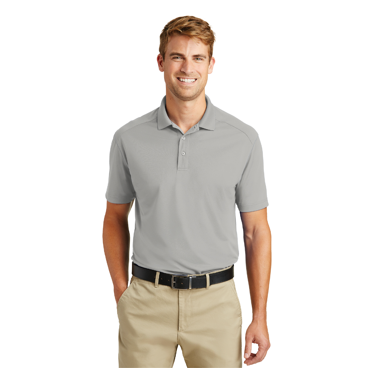 CornerStone Select Lightweight Snag-Proof Embroidered Polo - Dark Green