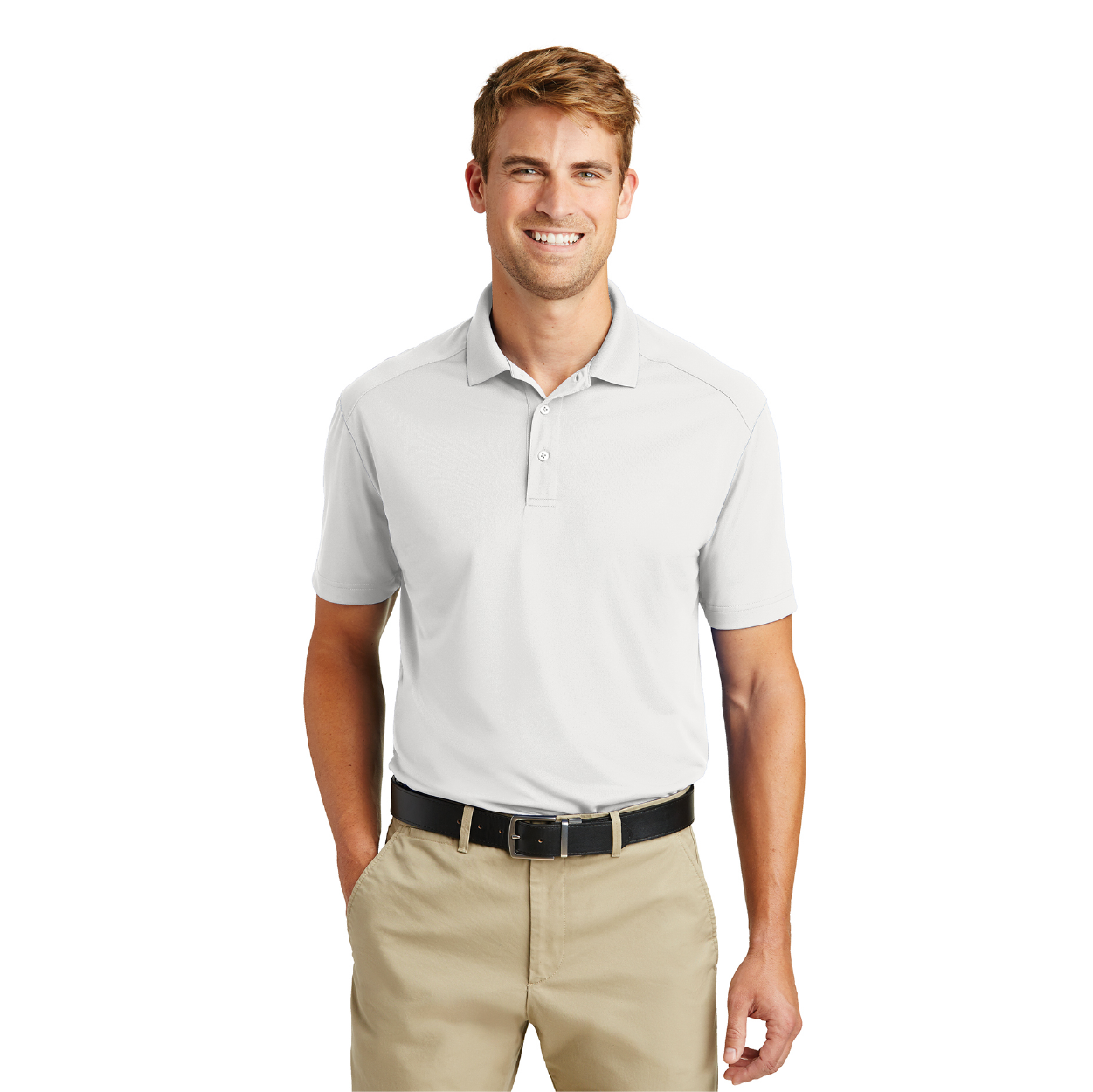 CornerStone Select Lightweight Snag-Proof Embroidered Polo - Dark Navy Blue