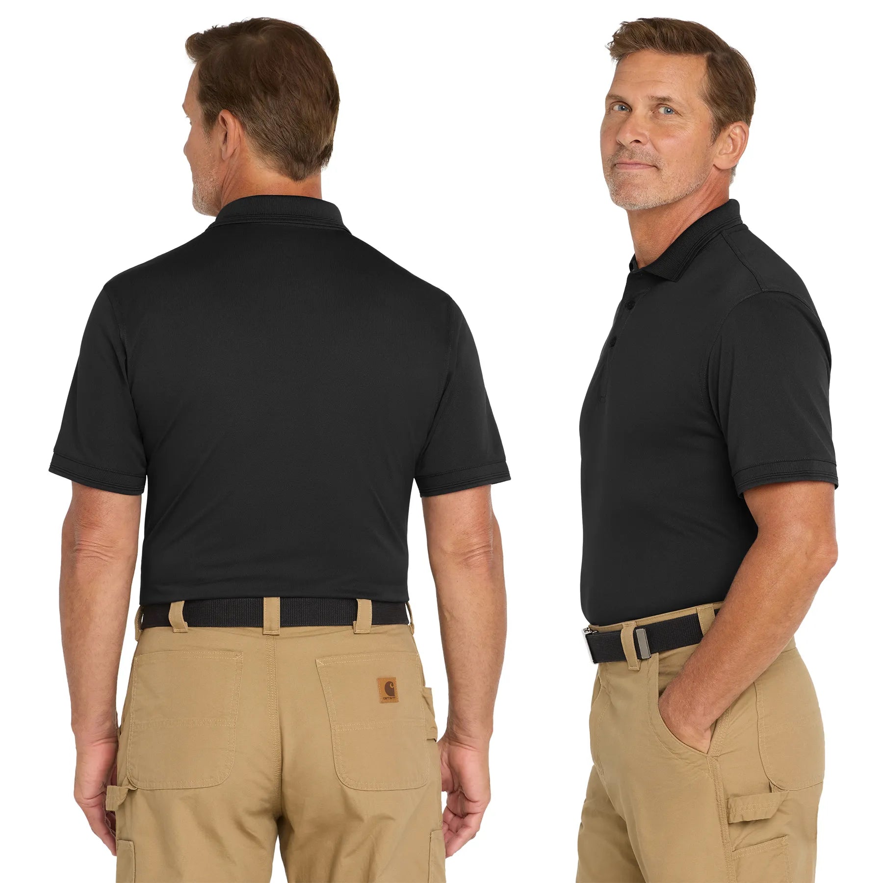 CornerStone Industrial Snag-Proof Pique Embroidered Polo - Charcoal Grey