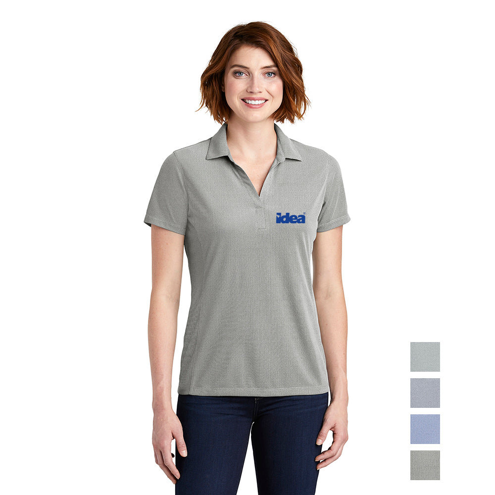 Port Authority Women's Poly Oxford Pique Embroidered Polo - Black