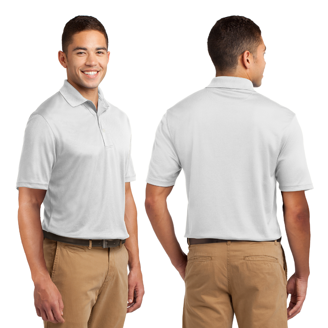 Sport-Tek Dri-Mesh Embroidered Polo - Blueberry Blue