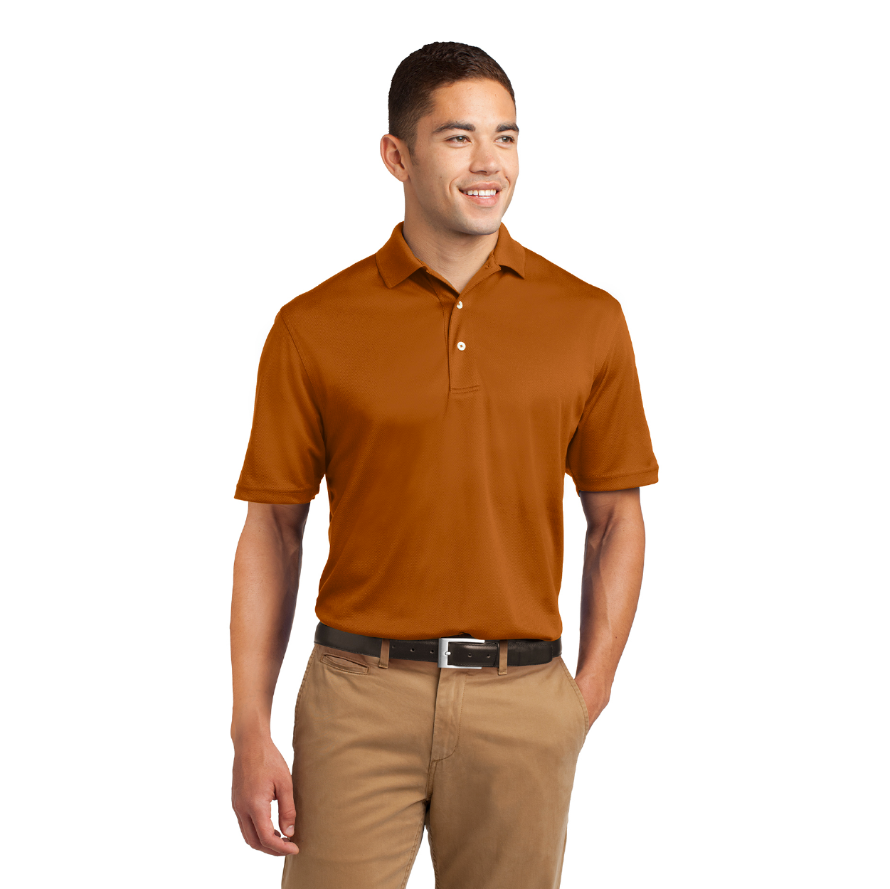 Sport-Tek Dri-Mesh Embroidered Polo - Navy Blue