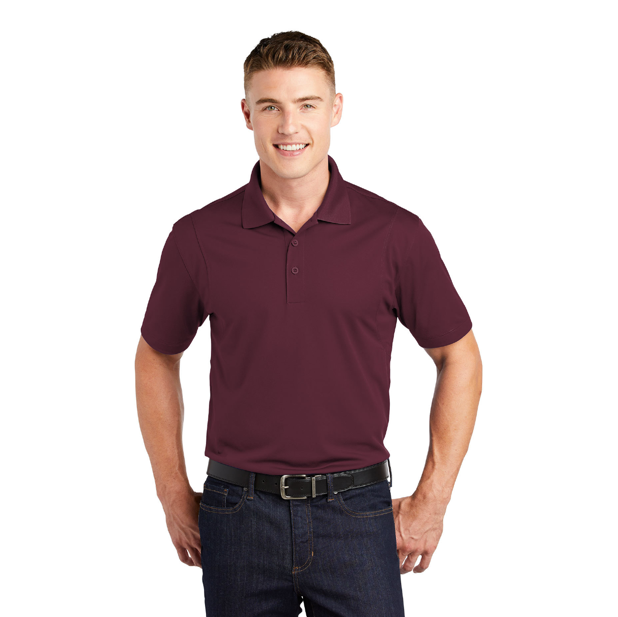 Sport-Tek Micropique Sport-Wick Embroidered Polo - Gold