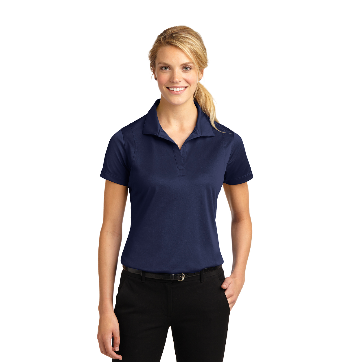 Sport-Tek Women's Micropique Sport-Wick Embroidered Polo - Tropic Blue