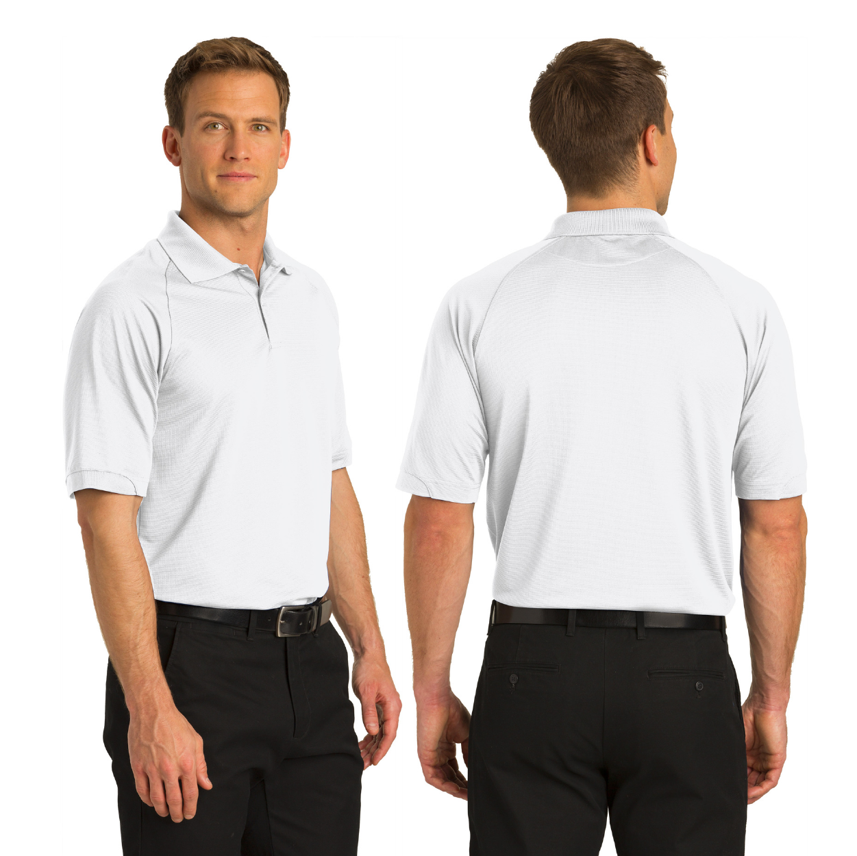 Port Authority Dry Zone Ottoman Embroidered Polo - Blue Lake