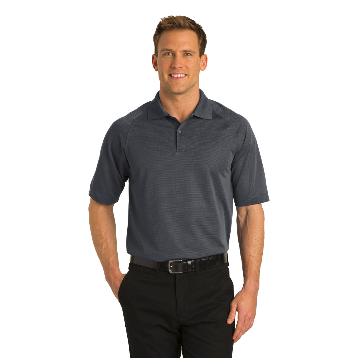 Port Authority Dry Zone Ottoman Embroidered Polo - Engine Red