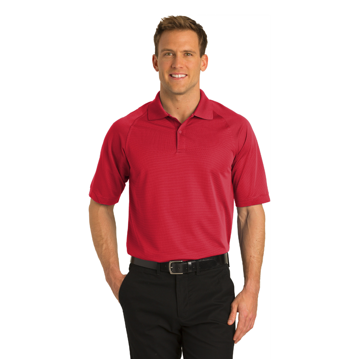 Port Authority Dry Zone Ottoman Embroidered Polo - Royal Blue