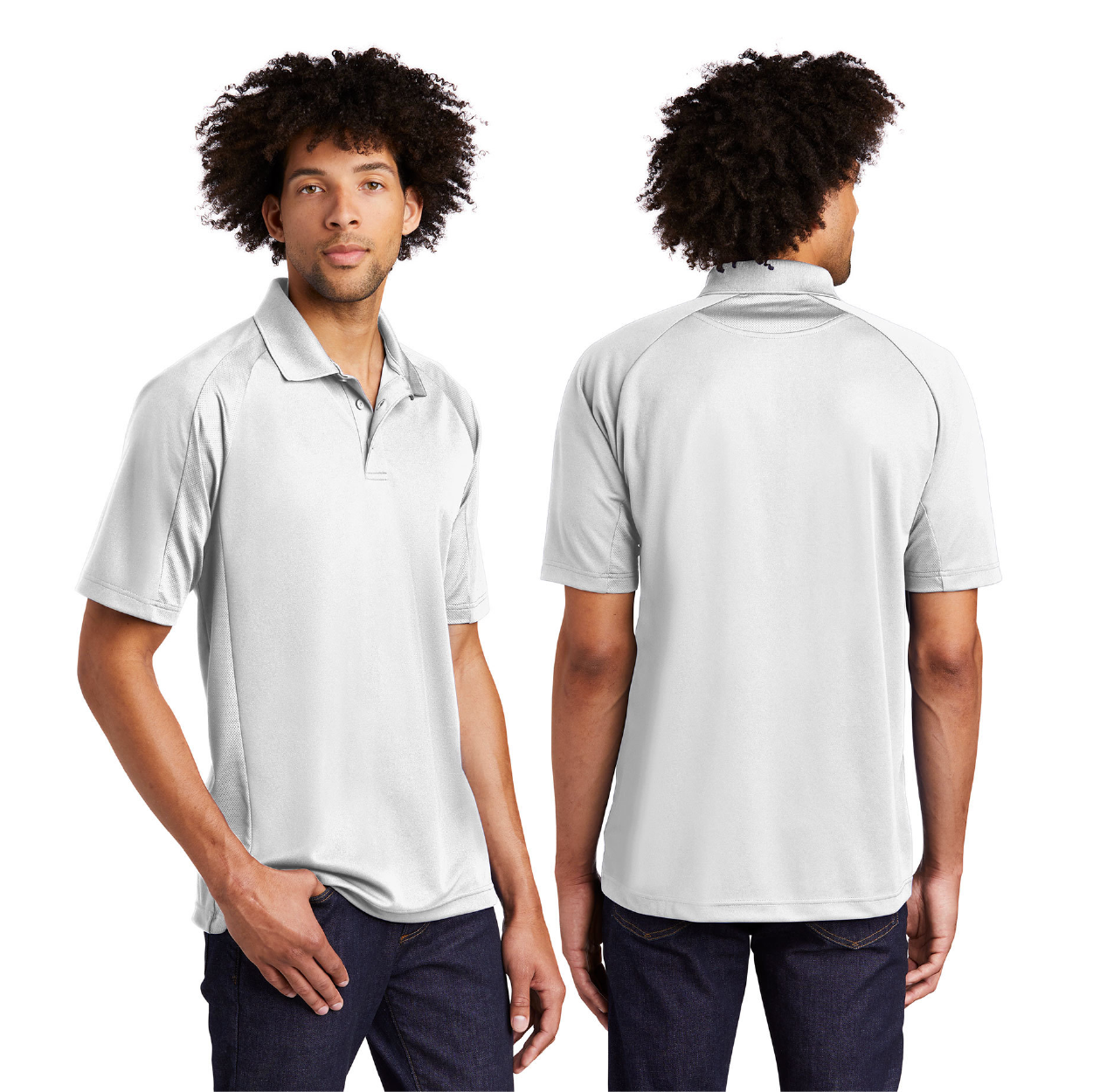 Sport-Tek Dri-Mesh Pro Embroidered Polo - Carolina Blue