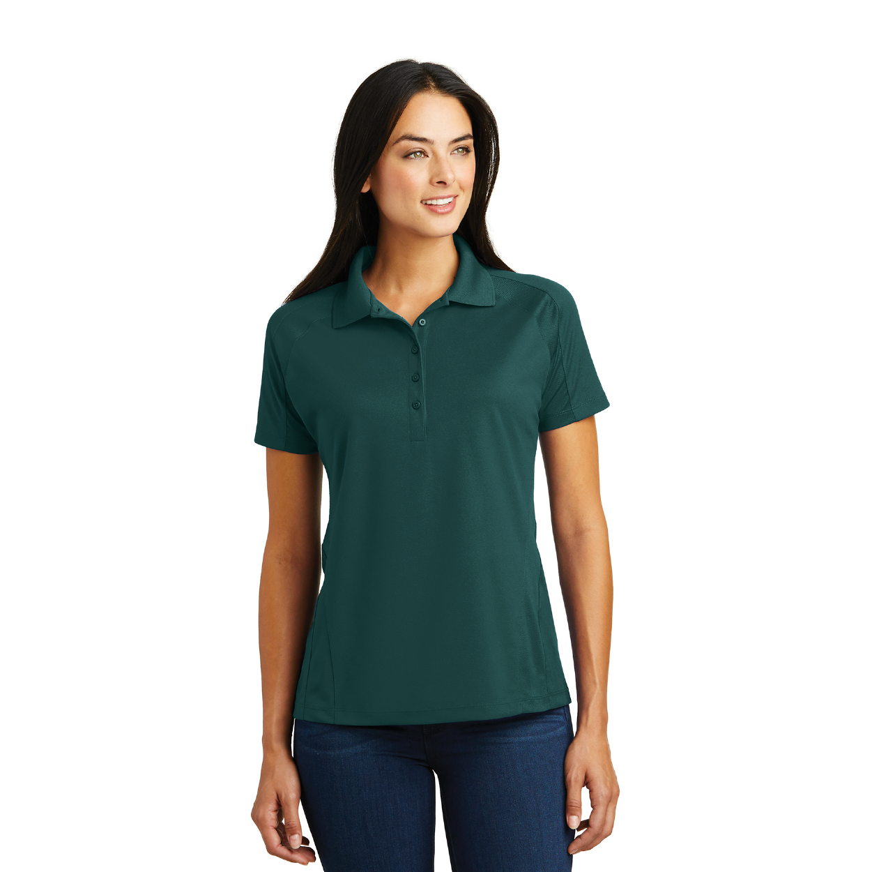 Sport-Tek Women's Dri-Mesh Pro Embroidered Polo - Royal Blue