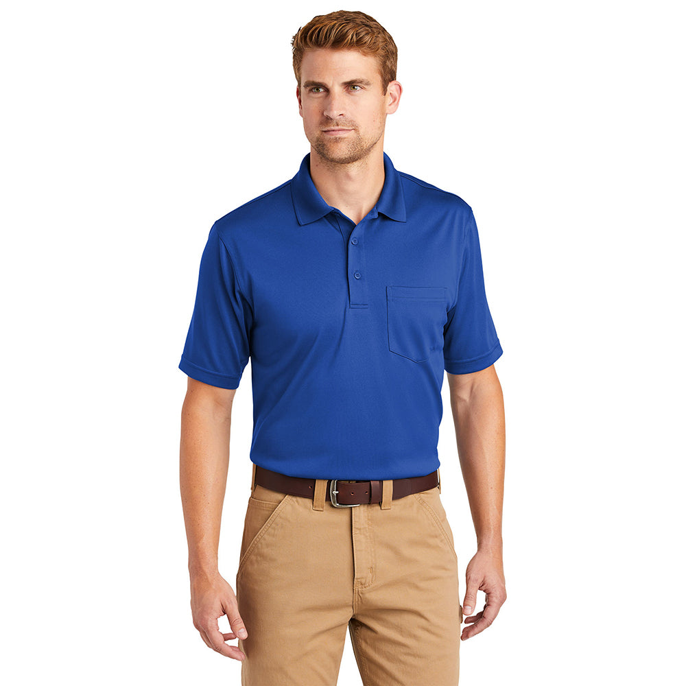 CornerStone Select Snag-Proof Pocket Embroidered Polo - Royal Blue
