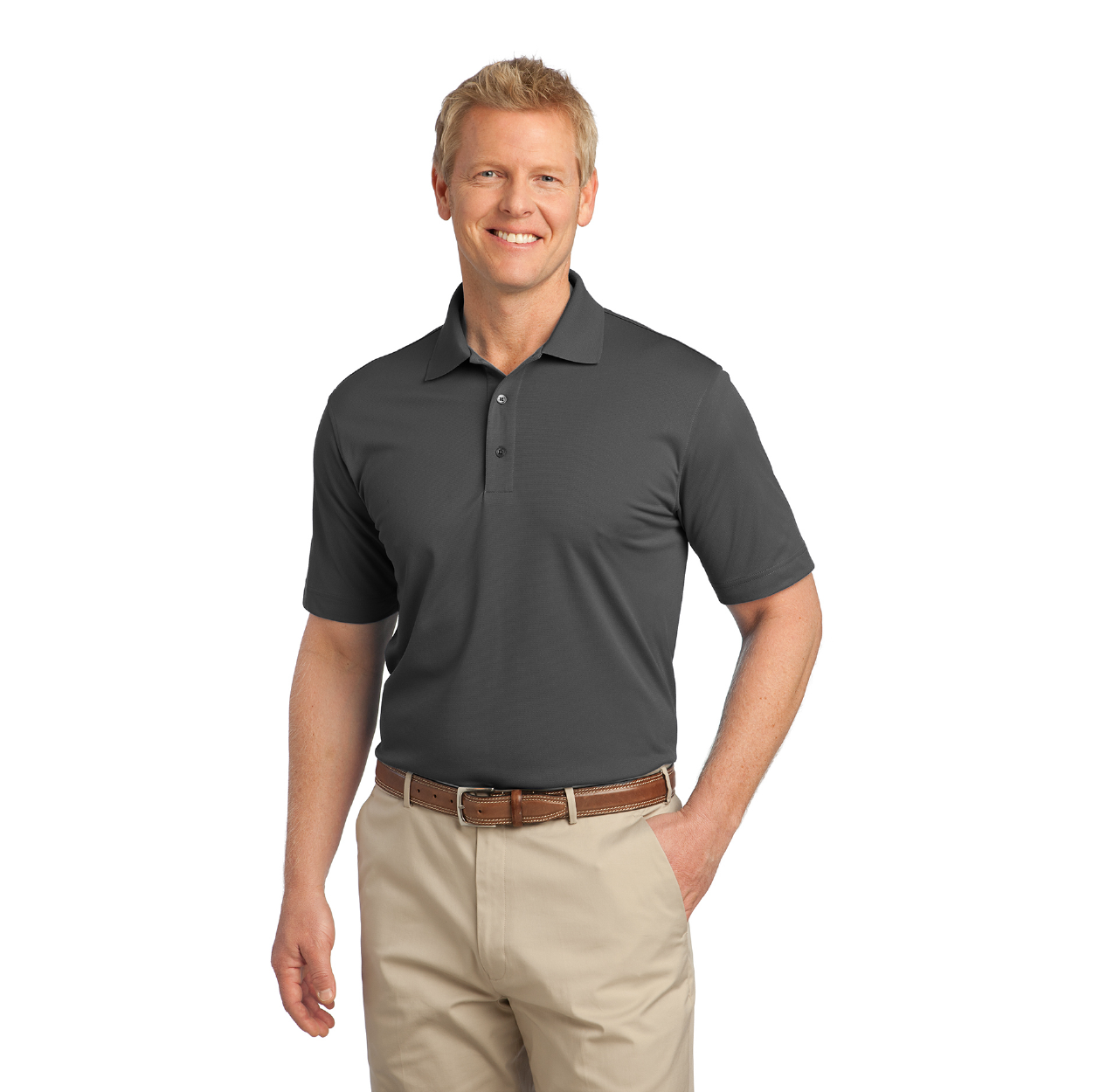 Port Authority Tech Pique Embroidered Polo - Dark Navy Blue