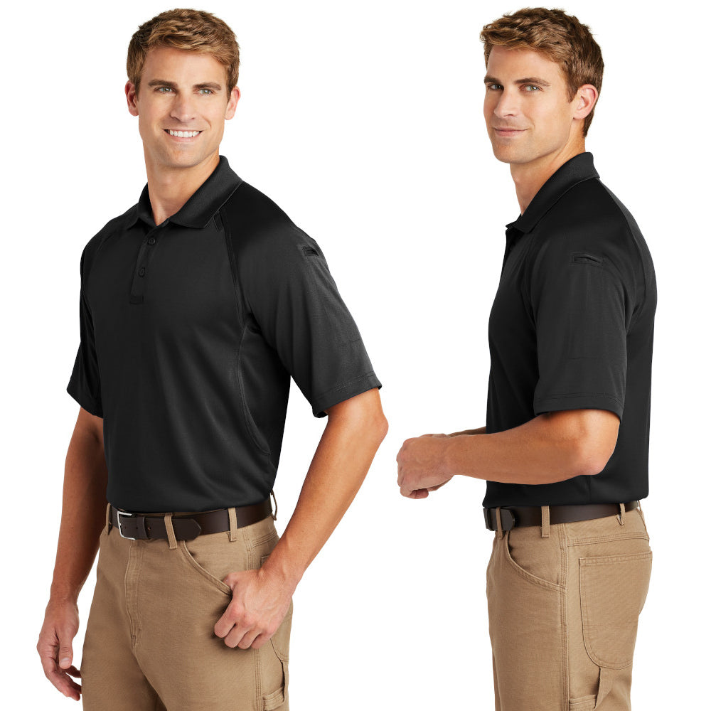 CornerStone - Select Snag-Proof Tactical Embroidered Polo - Charcoal Grey