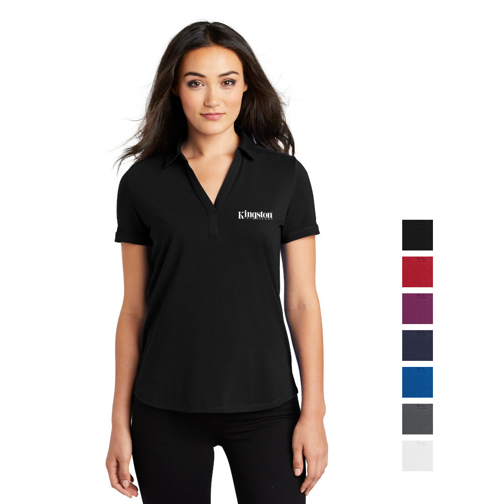 OGIO Women's Limit Embroidered Polo - Blacktop