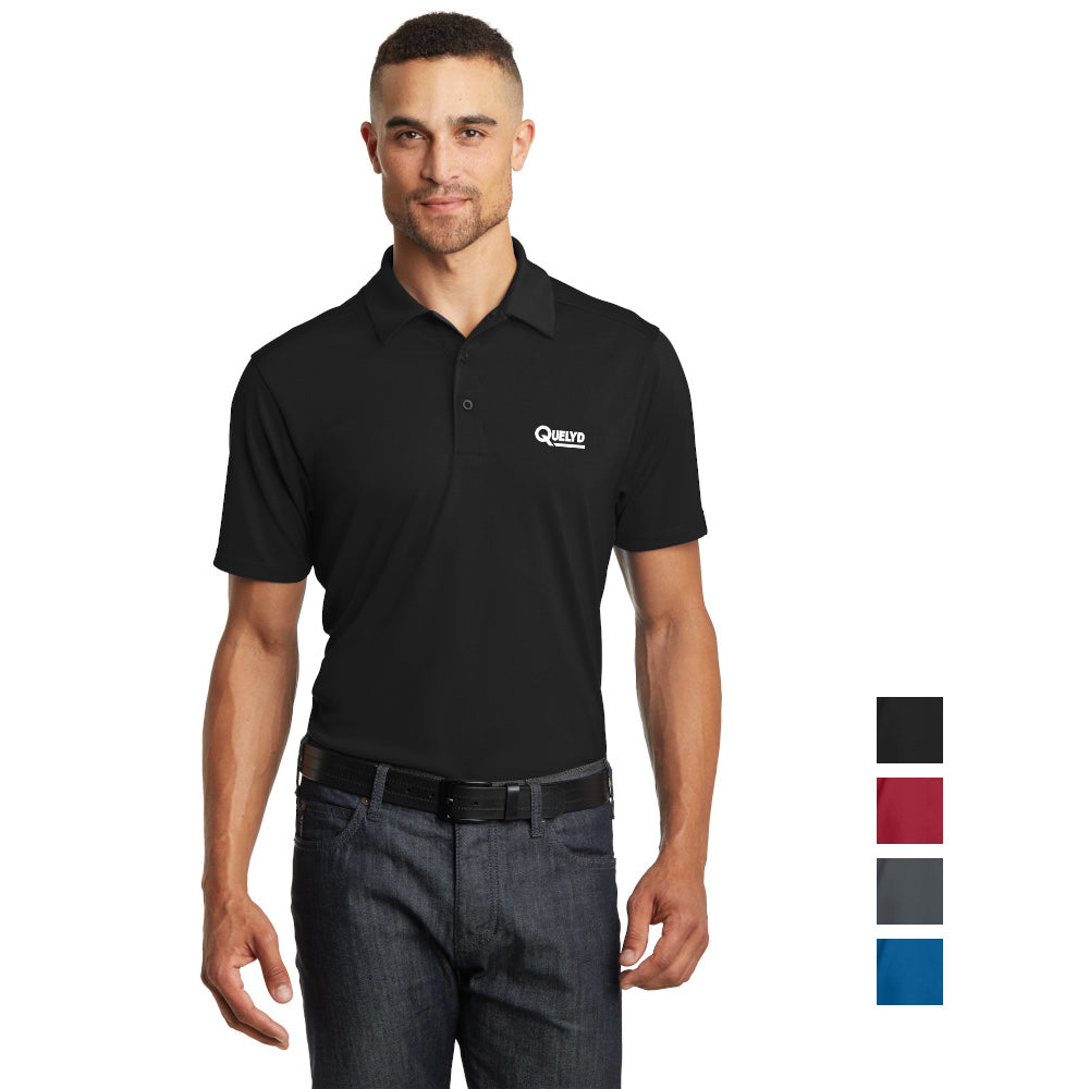 OGIO Framework Embroidered Polo - Blacktop Black (PMS BLACK C)