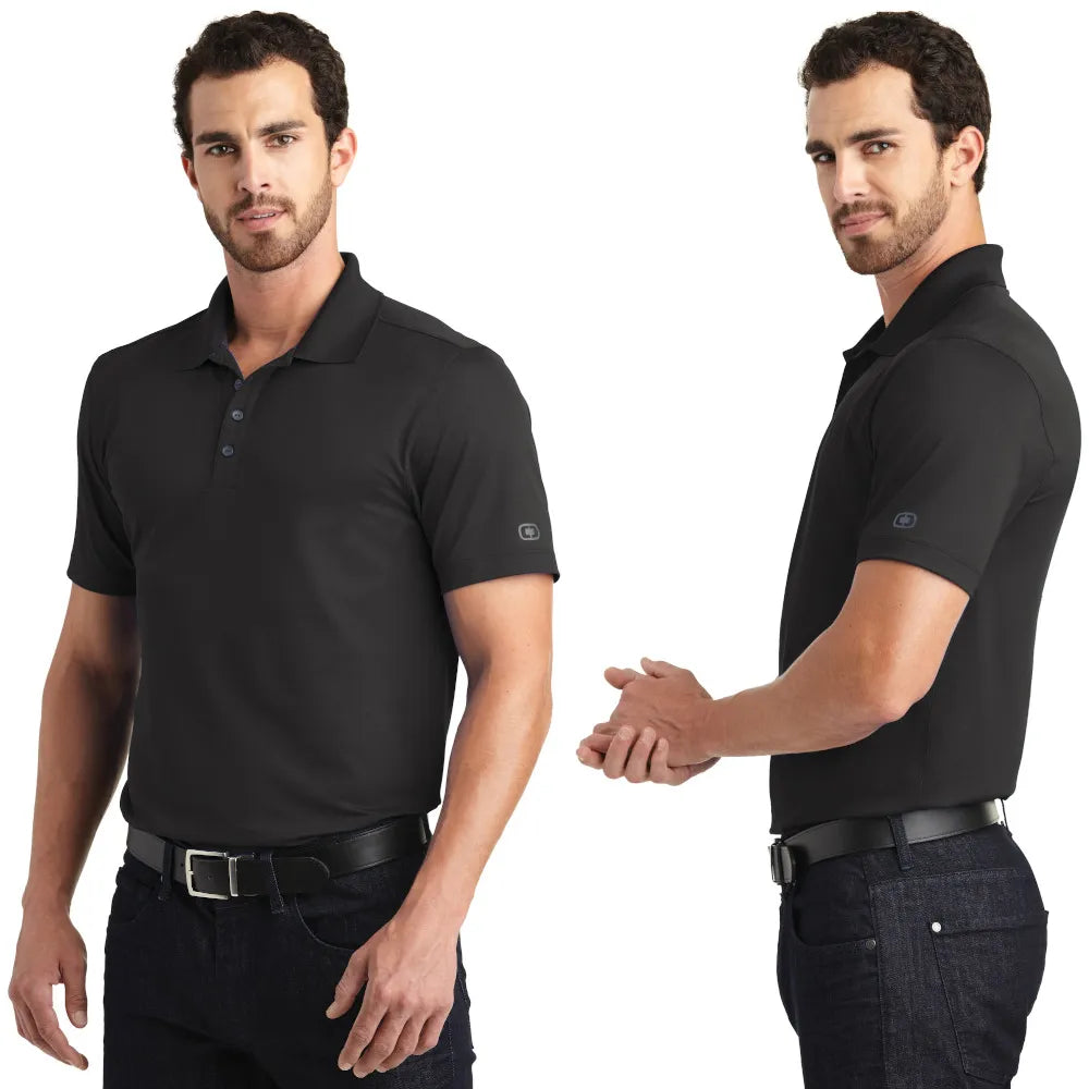 OGIO Metro Embroidered Polo - Diesel Grey (PMS 7540C)