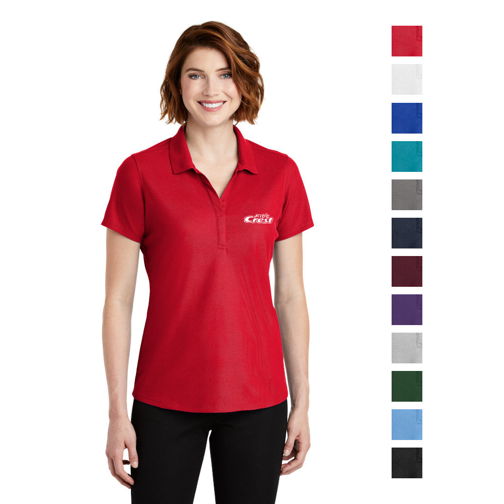 Port Authority Women's EZPerformance Pique Embroidered Polo - Apple Red (PMS 201C)