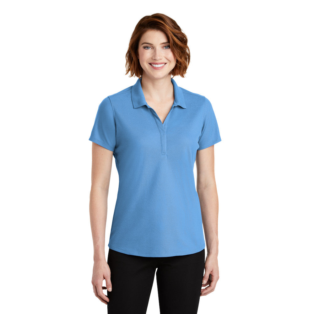 Port Authority Women's EZPerformance Pique Embroidered Polo - Navy Blue (PMS 533X)