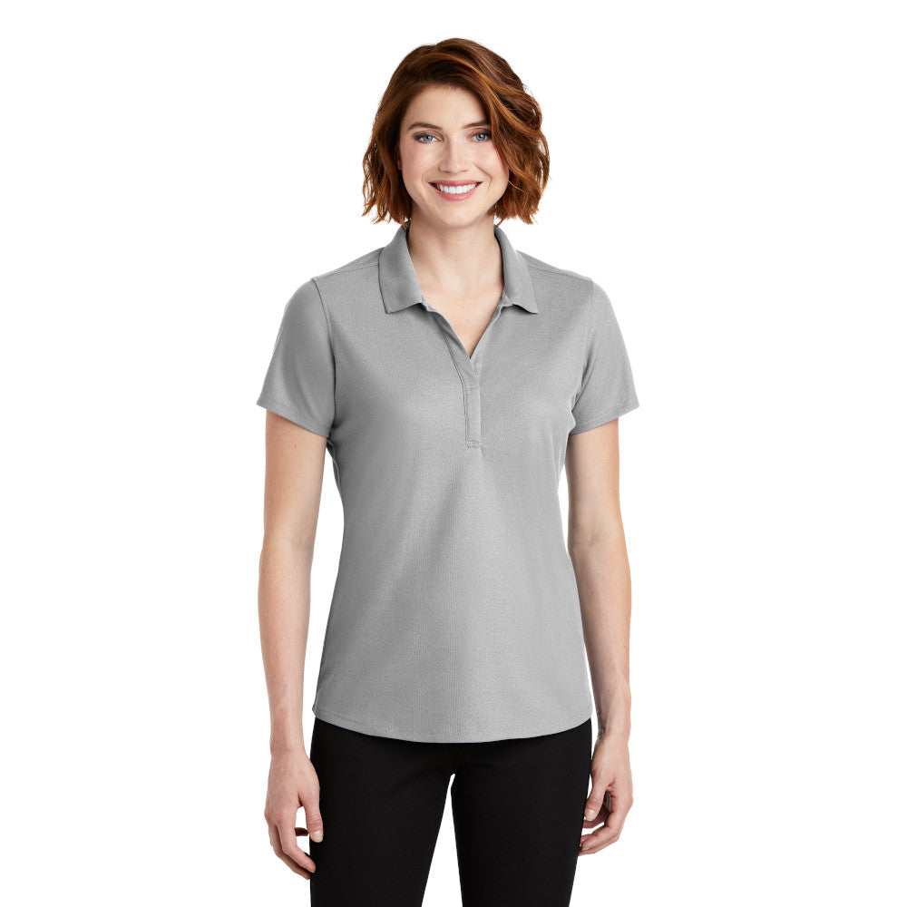 Port Authority Women's EZPerformance Pique Embroidered Polo - Teal Blue (PMS 7715C)