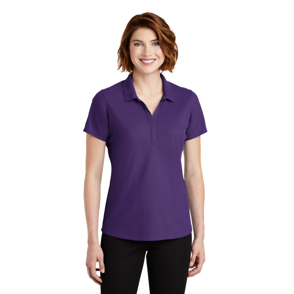 Port Authority Women's EZPerformance Pique Embroidered Polo - White