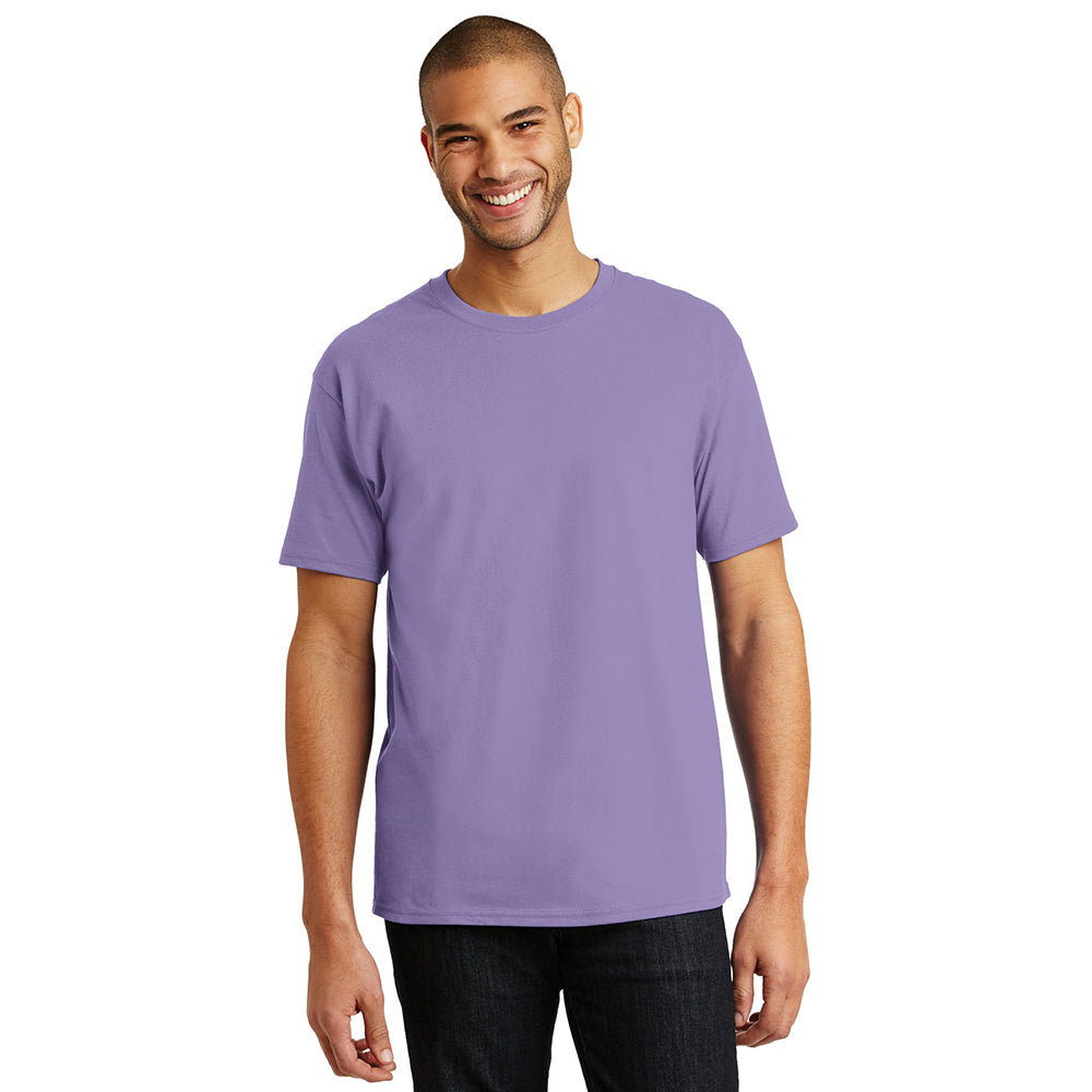 Hanes - Authentic 100% Cotton T-Shirt Decorated - Lavender Purple (PMS 2635C)