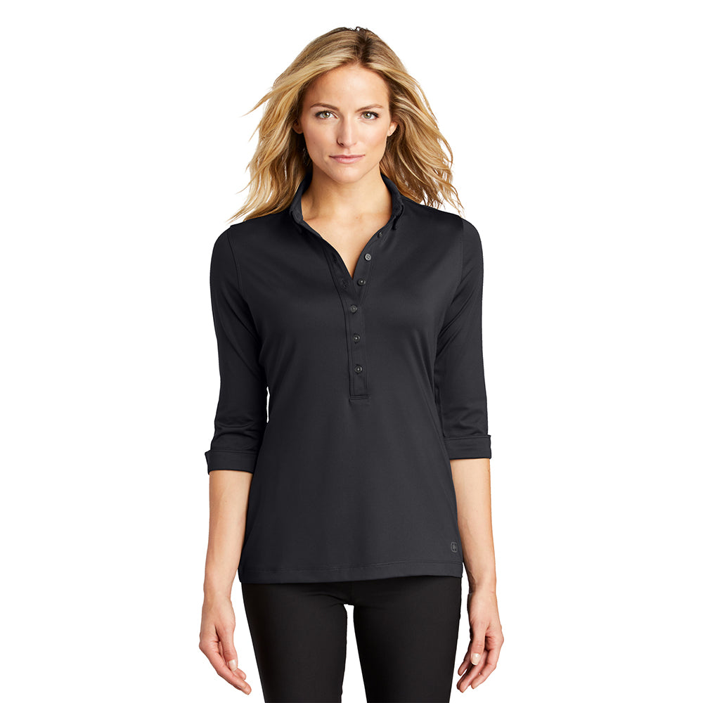 OGIO Women's Gauge Embroidered Polo - Blue Indigo (PMS 2140C)