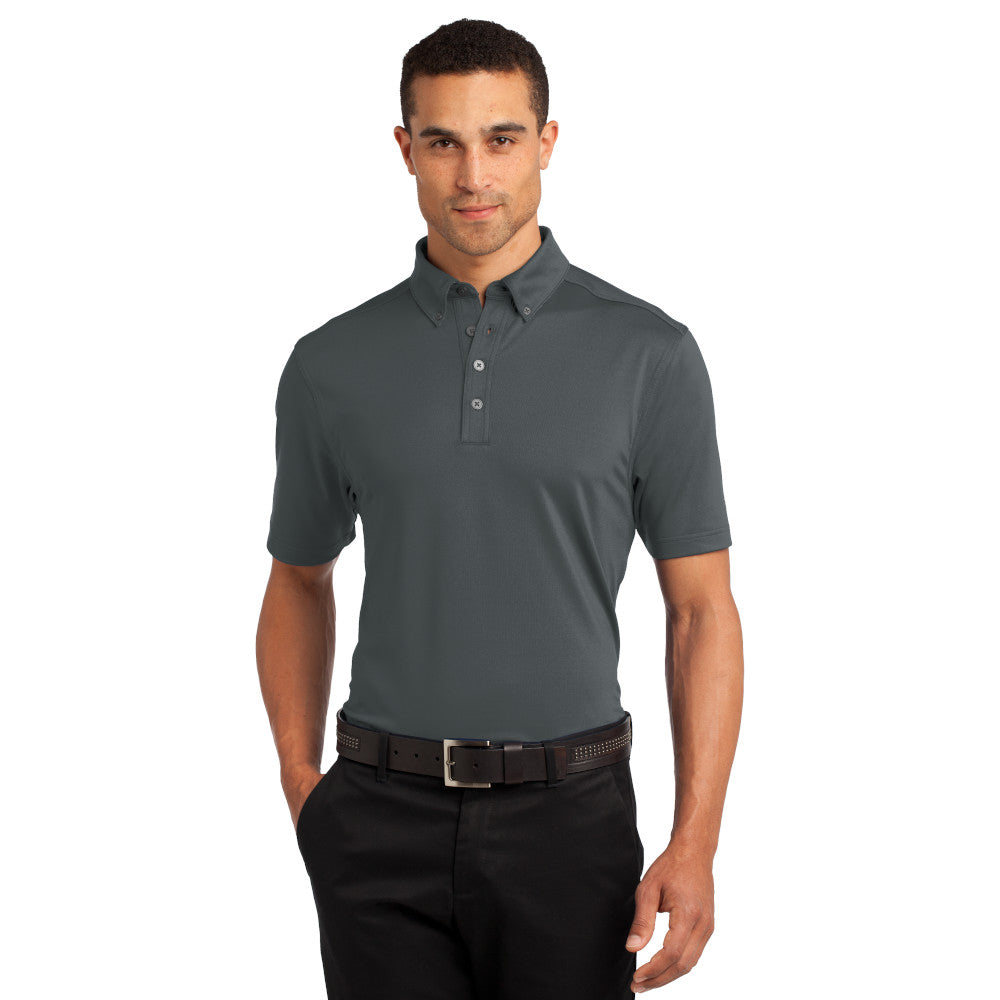 OGIO Gauge Embroidered Polo - Diesel Grey (PMS 7540C)