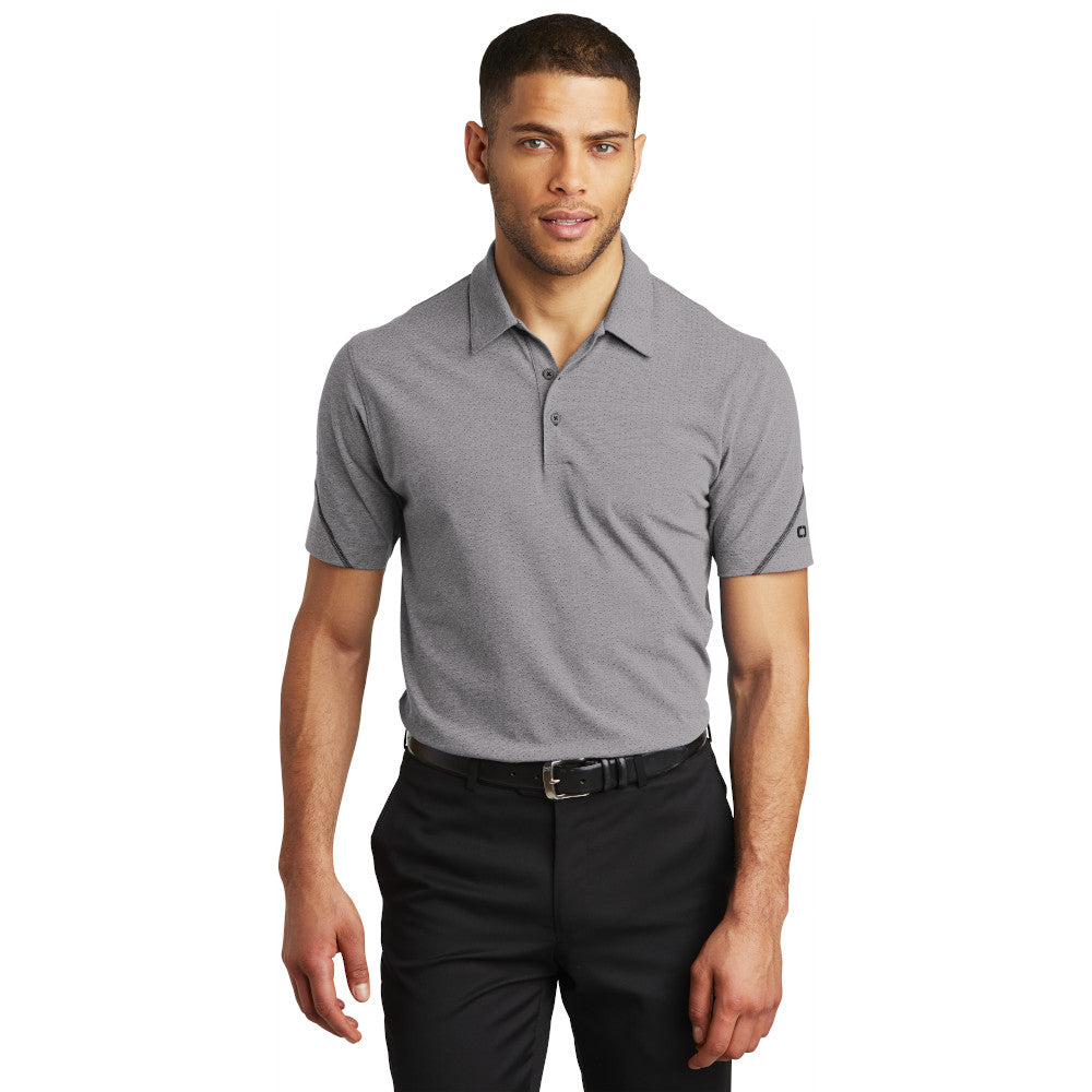 OGIO Tread Embroidered Polo - Grey Heather