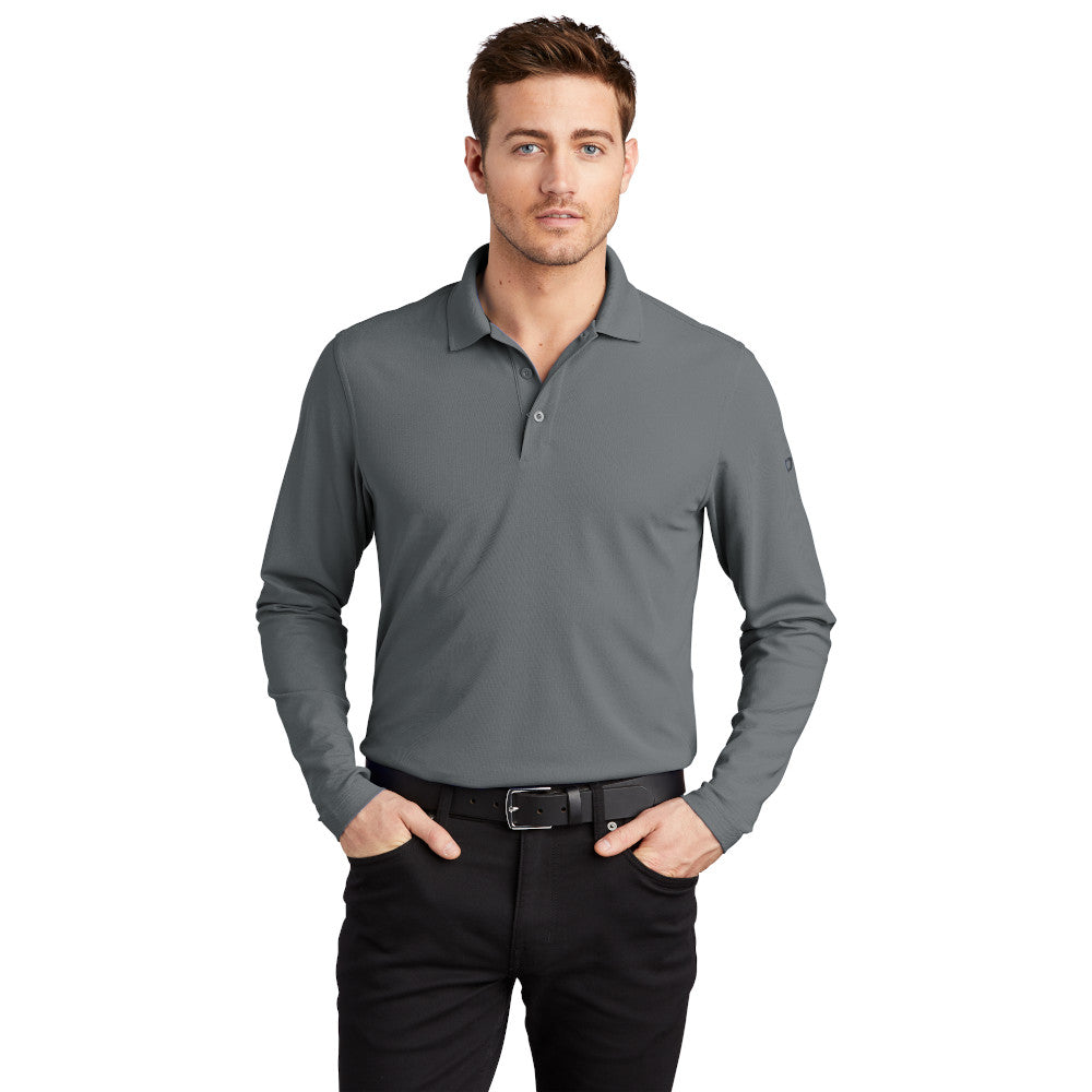 OGIO Caliber2.0 Long Sleeve Embroidered - Diesel Grey (PMS 7540C)