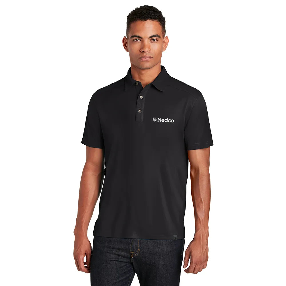 OGIO - Hybrid Embroidered Polo - Blacktop
