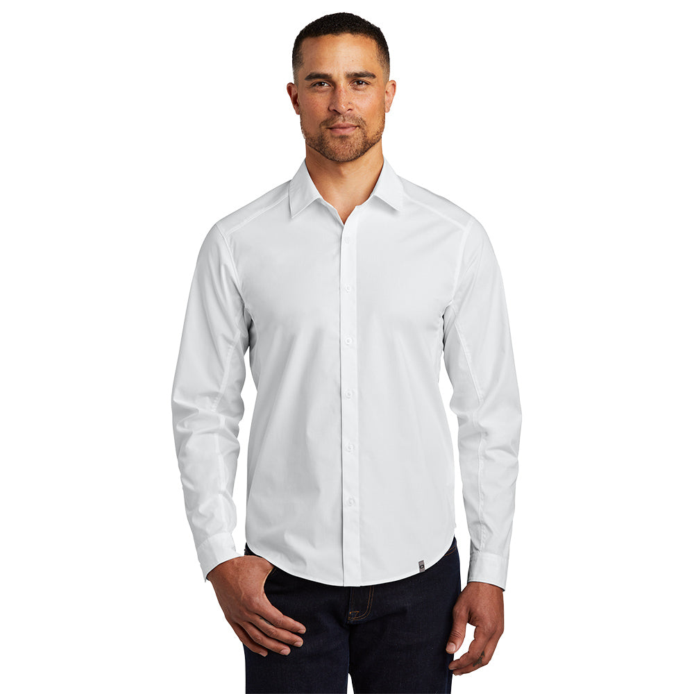 OGIO Commuter Woven Shirt Embroidered – White