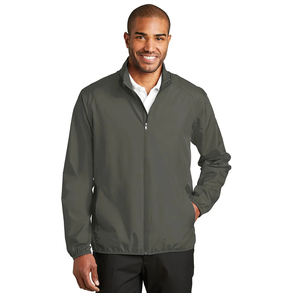 Port Authority Zephyr Full-Zip Embroidered Jacket – Stratus Grey
