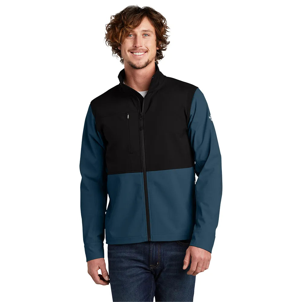 The North Face Castle Rock Soft Shell Embroidered Jacket – Blue Wing