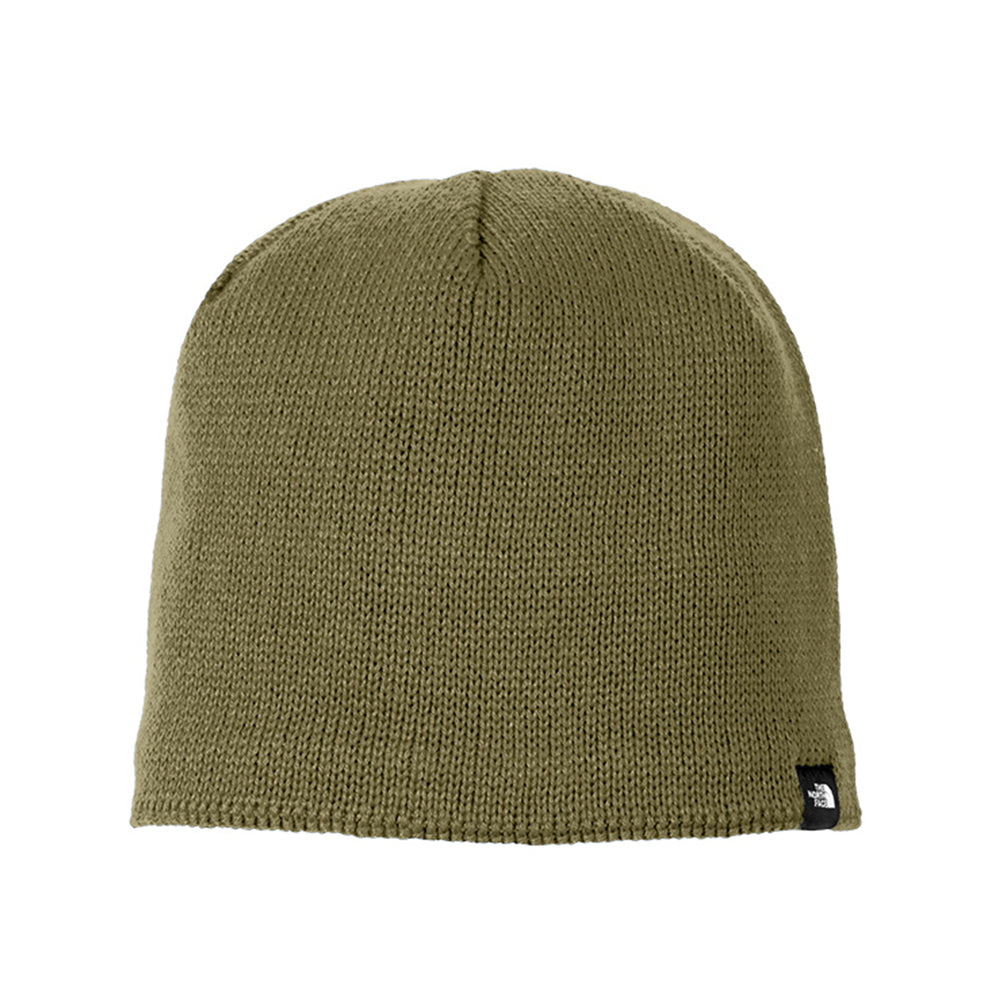 The North Face Mountain Beanie Embroidered – Burnt Olive Green