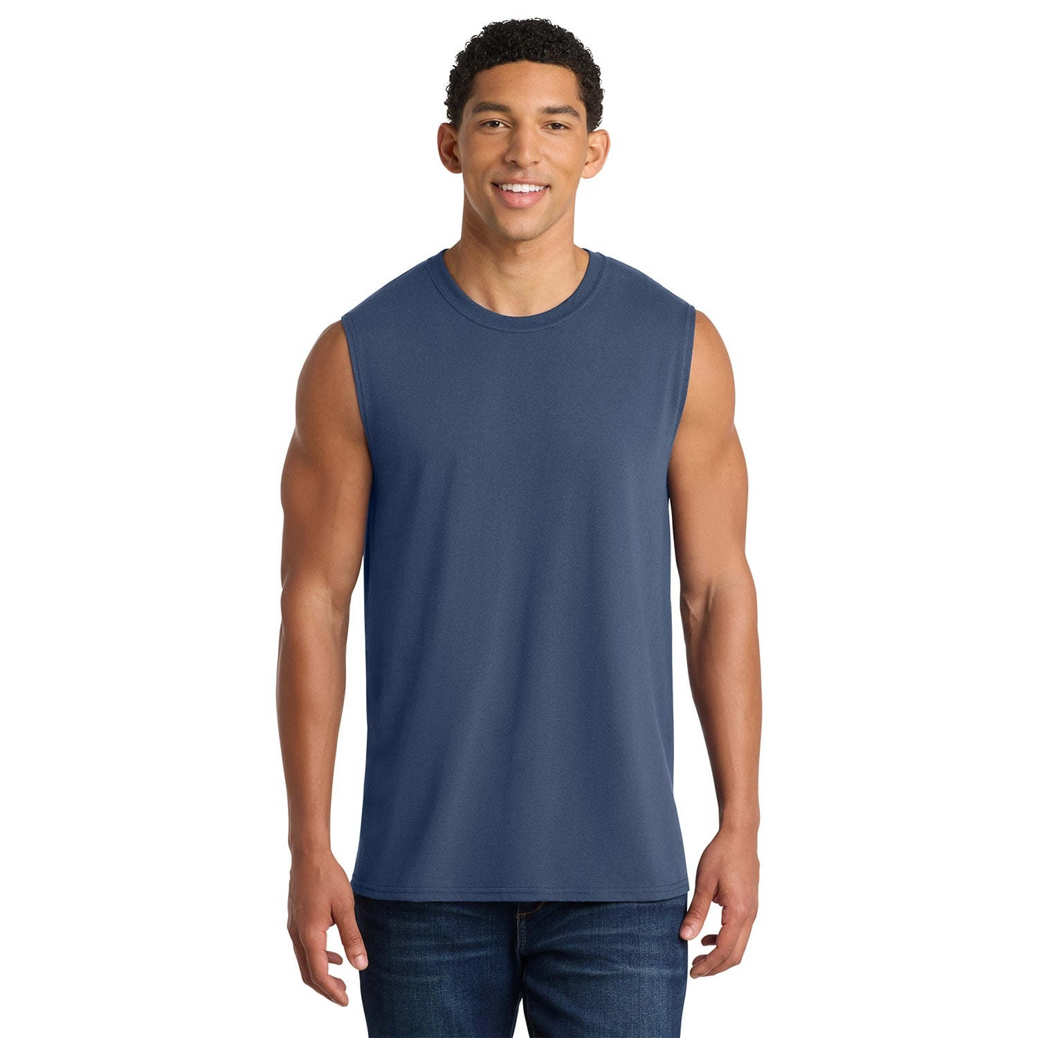 Port & Co Decorated Core Cotton Sleeveless Tee
