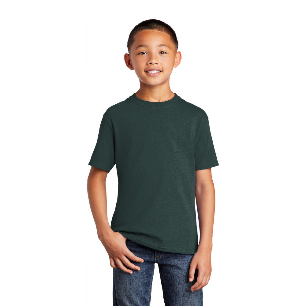 Port & Company Youth Core Cotton Tee Decorated