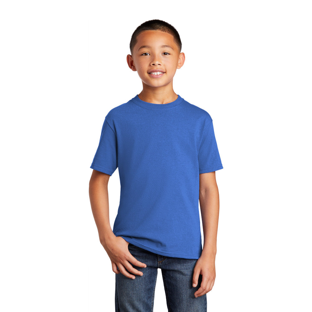 Port & Company Youth Core Cotton Tee Decorated