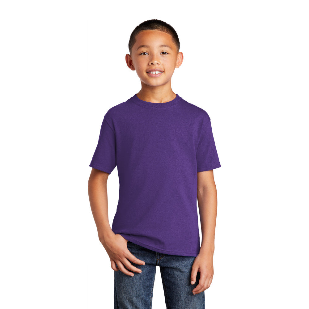 Port & Company Youth Core Cotton Tee Decorated