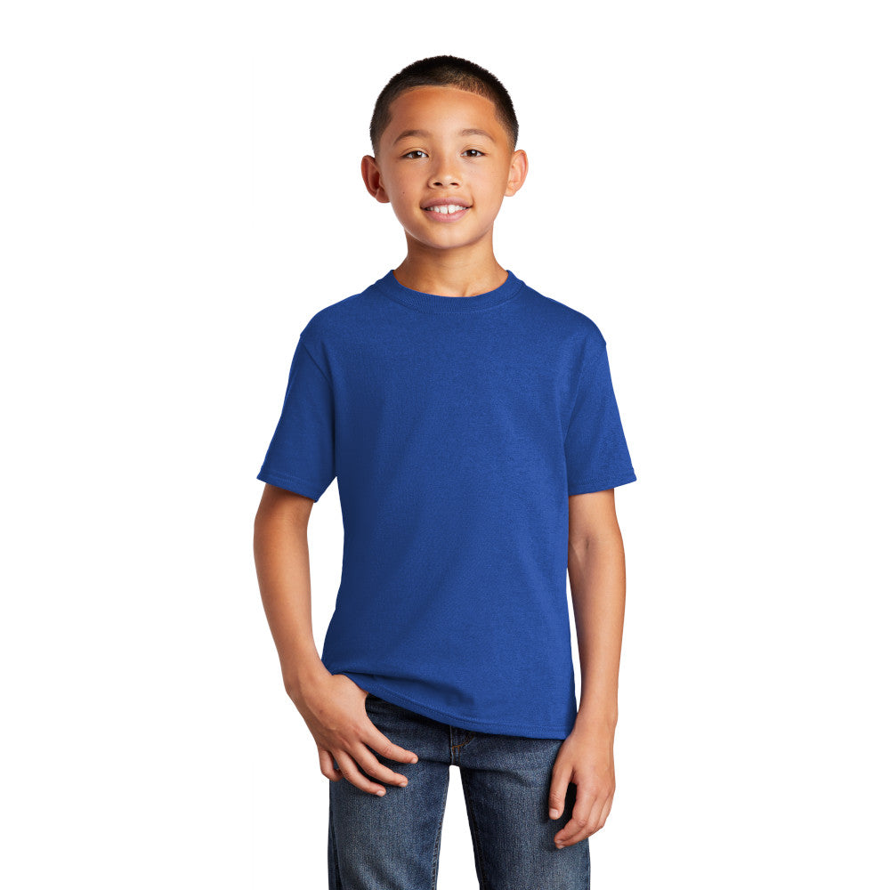 Port & Company Youth Core Cotton Tee Decorated